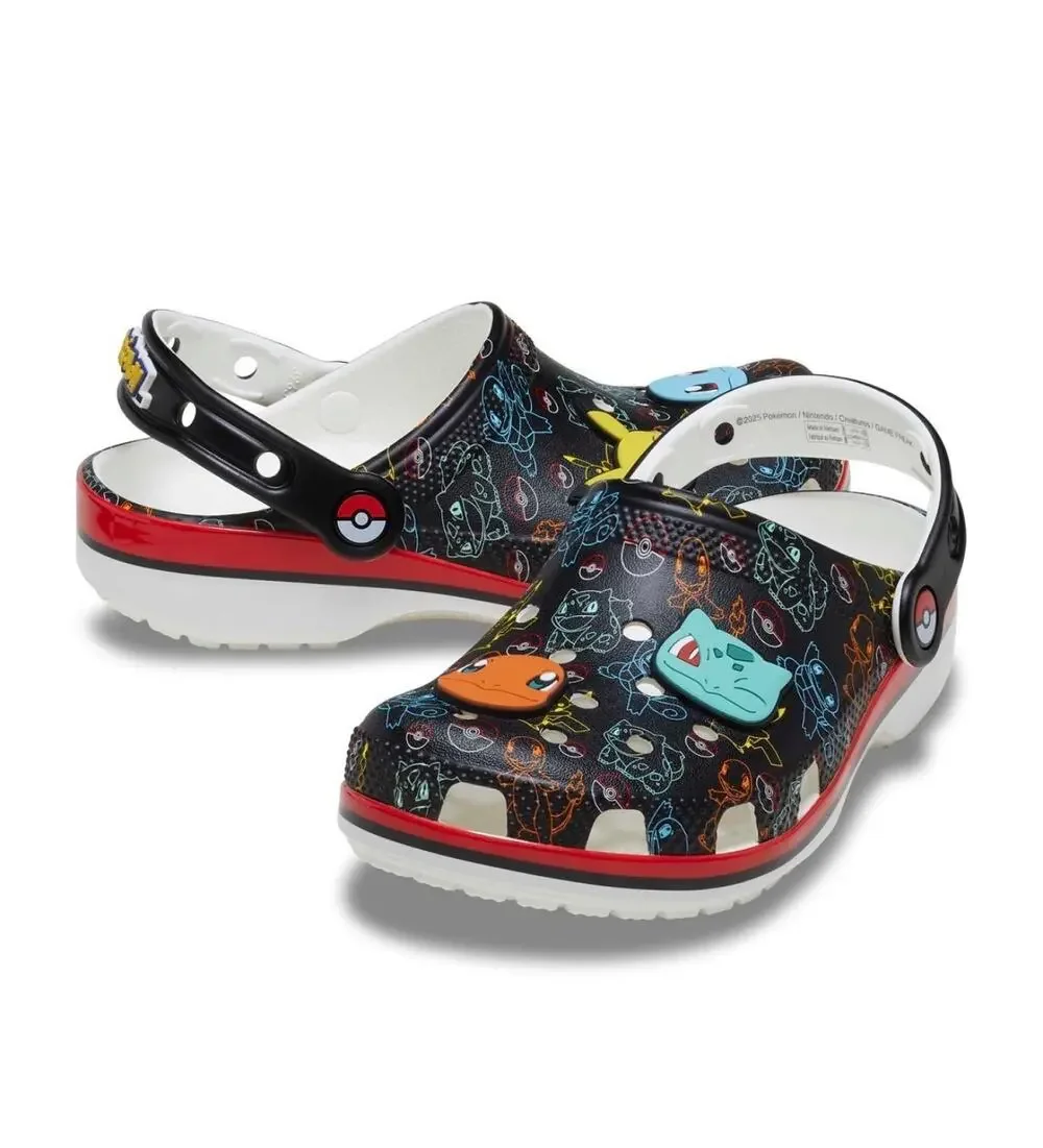 Pikachu & Kanto First Partners Classic Clogs by Crocs - Adult Women’s 10 Men’s 8